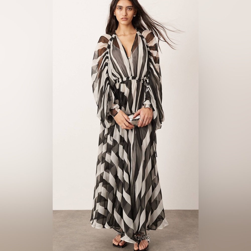 NWT ASOS Edition chiffon maxi dress